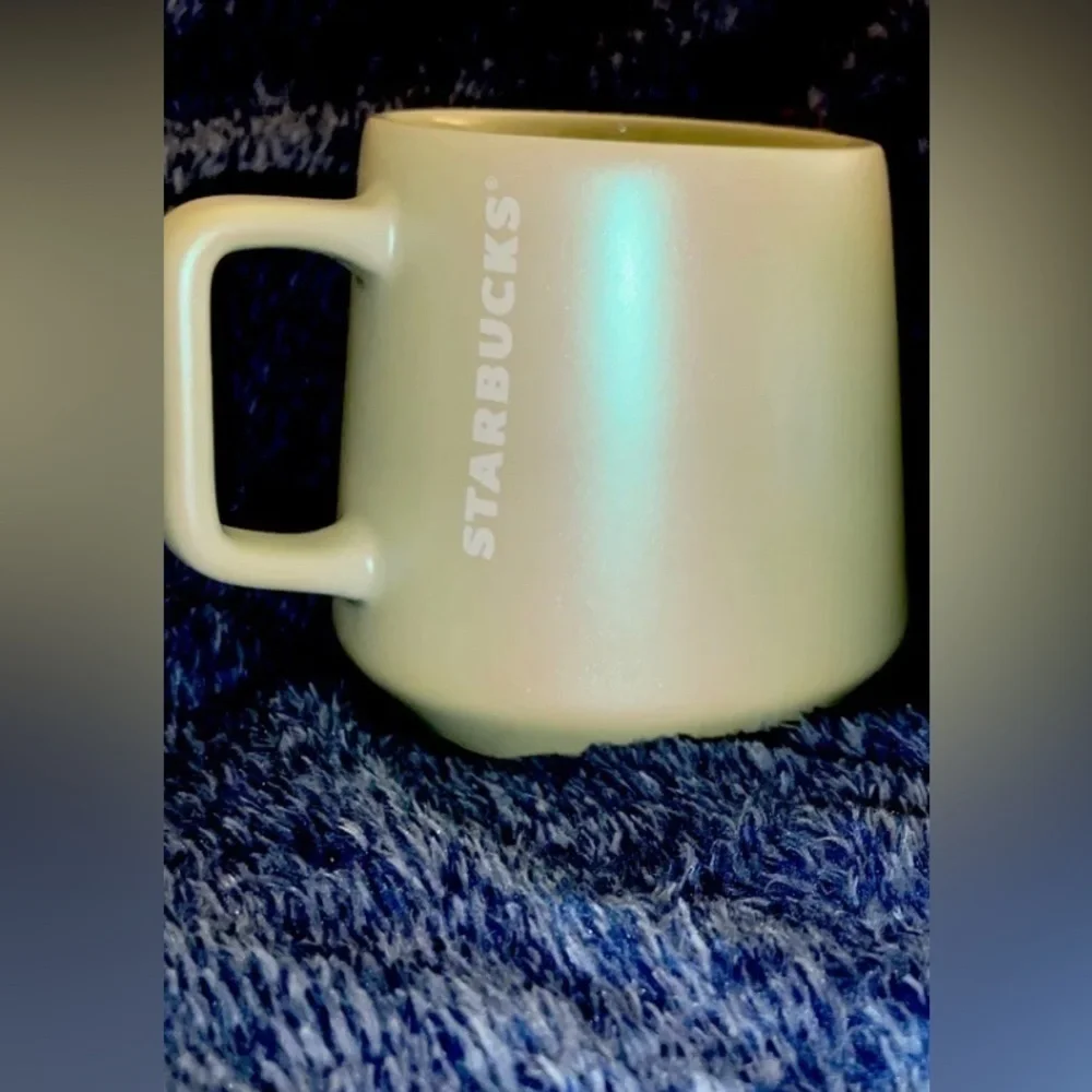 Starbucks Shimmer Mint Green 12 Oz Ceramic Mug 2021